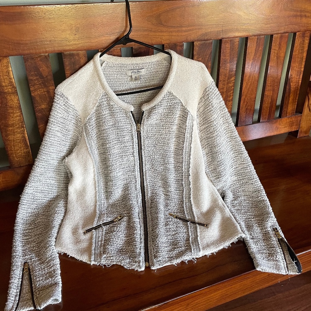 Lucky Bliss Zipper Sweater